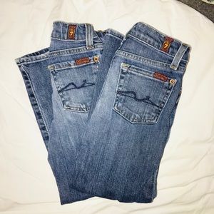 5T Boy-7 For All Man Kind Jeans (2 Jeans)